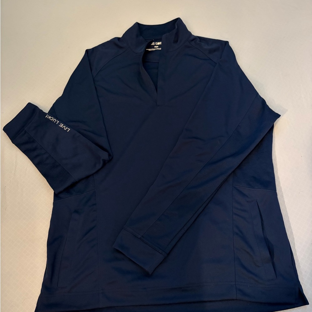 Black Clover Navy Zip Up Sweater